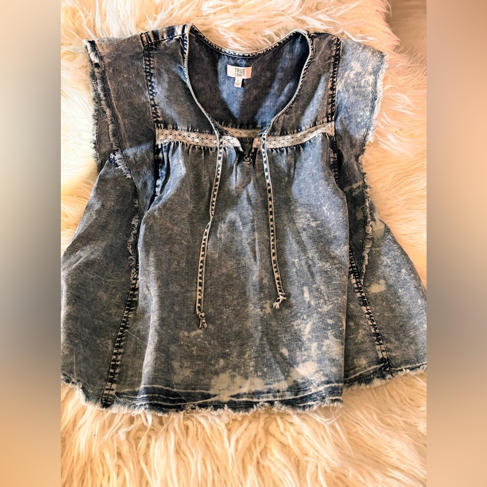 Denim Top - Picture 1 of 3